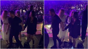 „Săgeată” în inima unei domnișoare! Marius Niculae își testează abilitățile de cuceritor de fiecare dată când are ocazia: cum a încercat să îi explice unei domnișoare sensul vieții de burlac! | FOTO EXCLUSIV