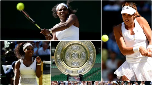 „Serena Slam 2” devine realitate! Williams – Muguruza 6-4, 6-4. Victorie dramatică pentru liderul WTA la Wimbledon | Așa am trăit finala LIVE BLOG