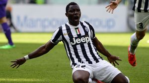 Allegri: "Asamoah va fi indisponibil aproximativ trei luni"