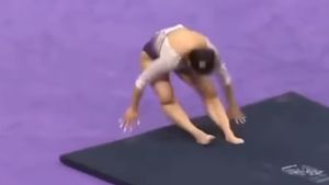 VIDEO șocant! Accidentarea oribilă a unei gimnaste de 18 ani. "A fost ultima seară în acest sport"