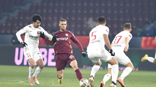 CFR Cluj - Hermannstadt 0-1, în etapa 21 din Superliga. Lovitură de teatru în Gruia: sibienii dau lovitura în prelungiri și Farul iernează pe primul loc!