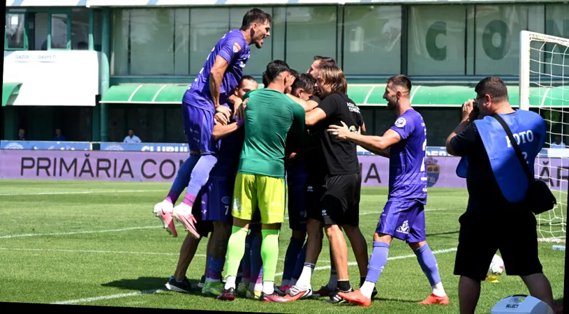 Echipa lunii august în Liga 2, desemnată de FRF. Noul lider are cei mai mulți titulari, peste fosta prim clasată în precedentele trei etape!