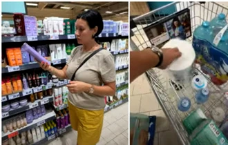 2 români, stabiliți în Italia, au avut parte de șocul vieții lor într-un supermarket din România. Cât au plătit pentru un coș de cumpărături