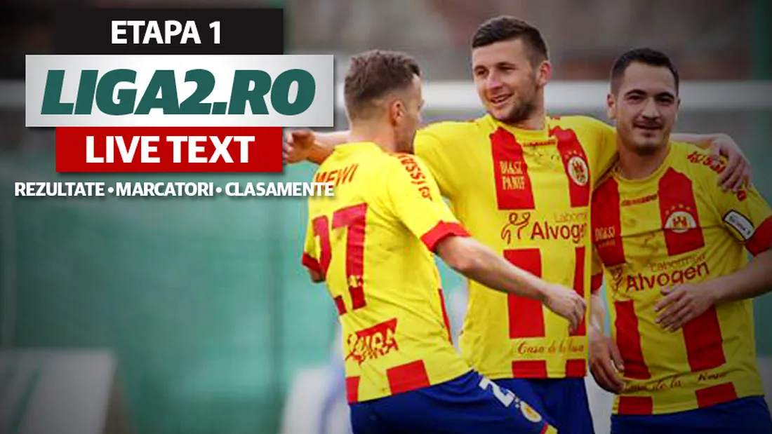 Pandurii produce surpriza în prima etapă. Energeticianul a defilat cu Luceafărul, iar FC Argeș, Mioveni și Ripensia și-au respectat statutul de favorite.** Rezultatele și marcatorii