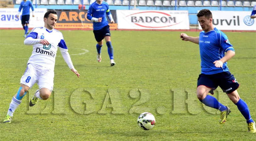 Iosif Melcea a revenit** într-un meci din Liga 2 după aproape doi ani