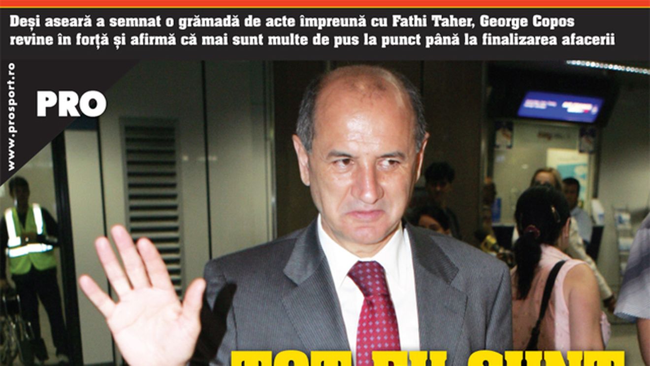 „Tot eu sunt șeful la Rapid!"