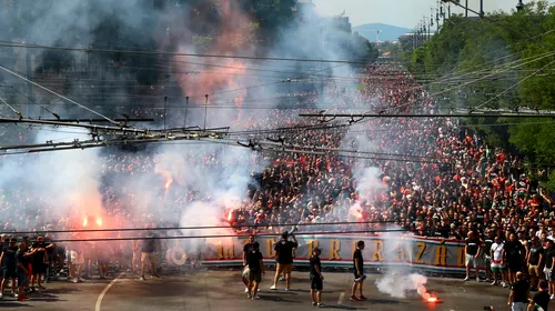 Atmosferă incendiară în Budapesta! Mii de fani au luat cu asalt străzile orașului înaintea meciului Ungaria – Portugalia | FOTO&VIDEO