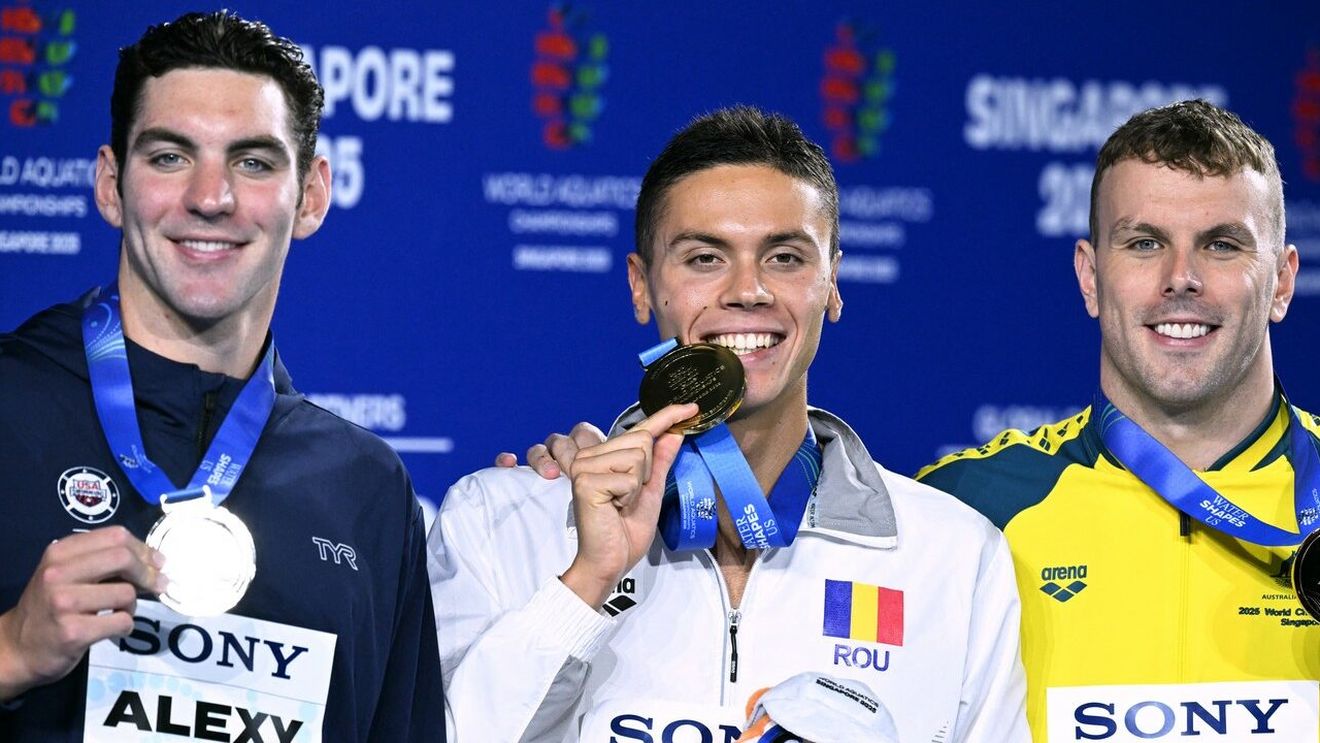 Americanii sunt la picioarele lui David Popovici după timpul extraordinar din finala la 100 m liber: „Tenacitatea de a fi cel mai bun în cele mai importante momente”