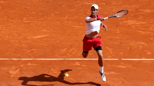 Novak Djokovic a întrerupt o serie de trei înfrângeri. Și-a distrus conaționalul, la Monte Carlo, în mai puțin de o oră, la revenirea pe zgură