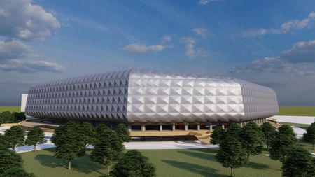Noi imagini cu stadionul de 130 de milioane de euro care va răsări într-unul dintre cele mai mari orașe din România, cu o comunitate ahtiată după fotbal! Cum poate să arate „bijuteria” | GALERIE FOTO