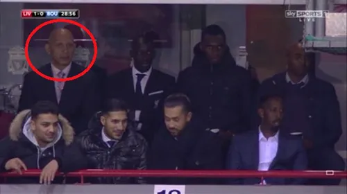 Un personaj extrem de controversat a stat lângă jucătorii lui Liverpool, la meciul cu Bournemouth. Fanii sunt revoltați: „Să-i spună cineva lui Klopp”
