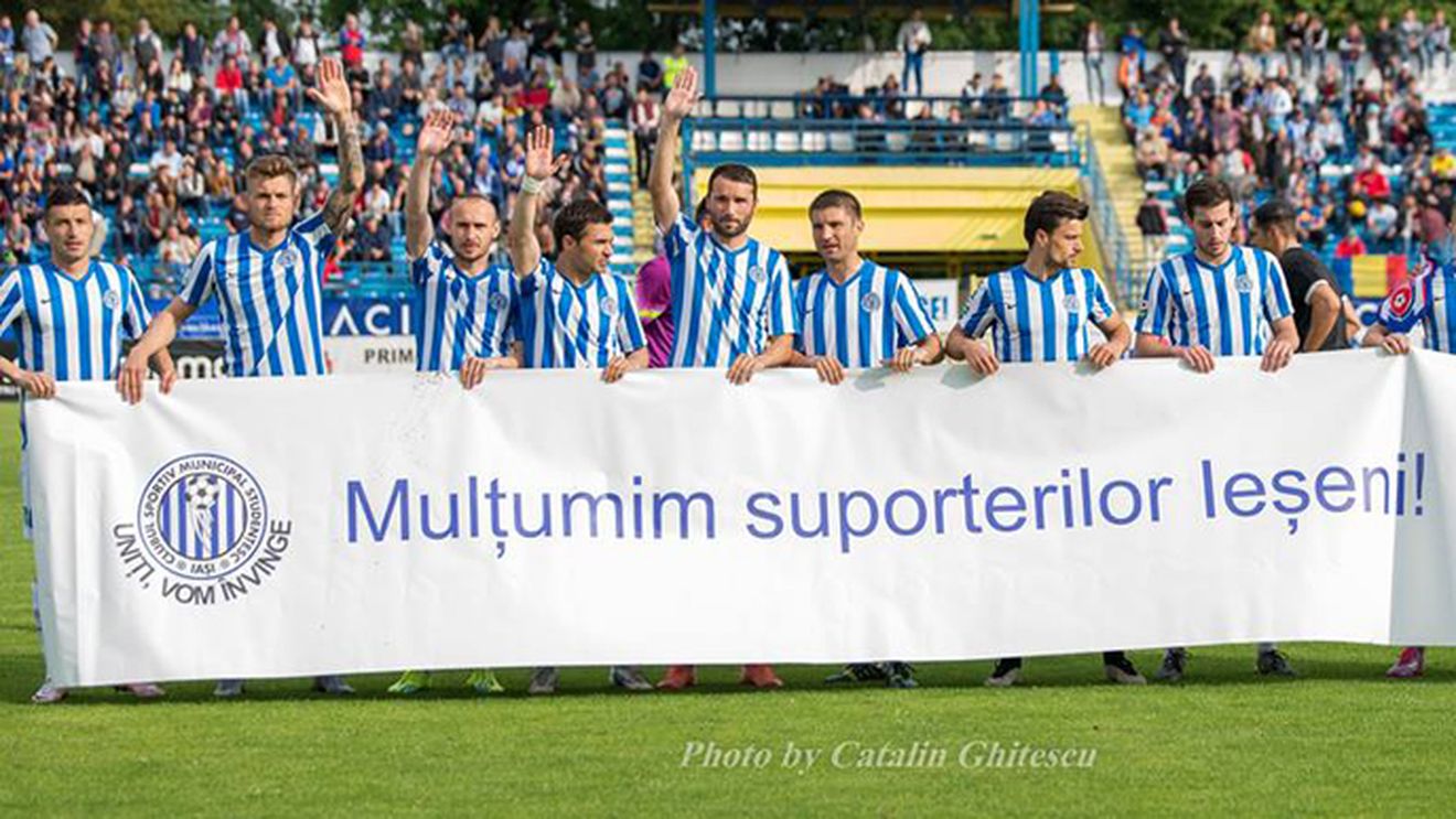 Nebunie în Copou! Suporterii ieșeni au ieșit în stradă și au sărbătorit calificarea în Europa League