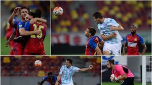 Steaua - ASA 1-1. Campionii nu au înregistrat niciun succes pe teren propriu în acest sezon