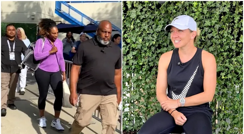 Surpriză totală la Washington! Serena Williams și-a făcut apariția însoțită de bodyguarzi în complexul în care se află Simona Halep, deși americanca nu este înscrisă la turneu | VIDEO
