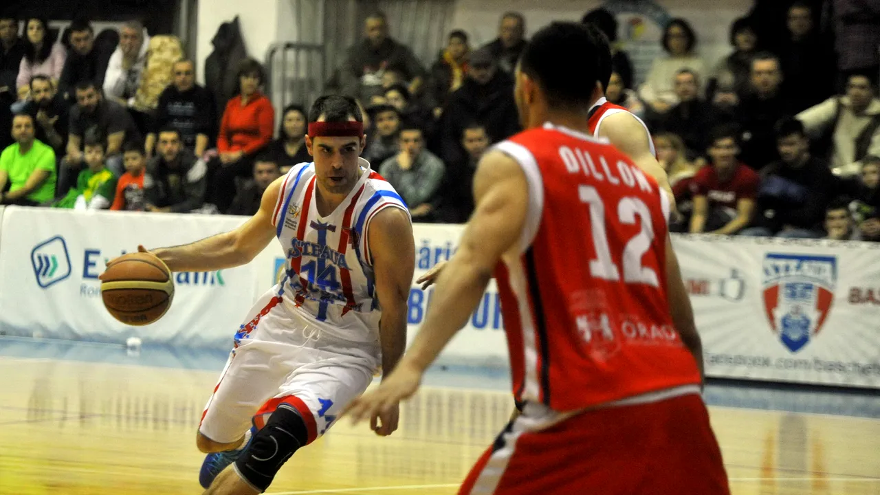 Unics Kazan - Steaua București, scor 94-68, în primul meci din grupa D a Eurocup la baschet masculin