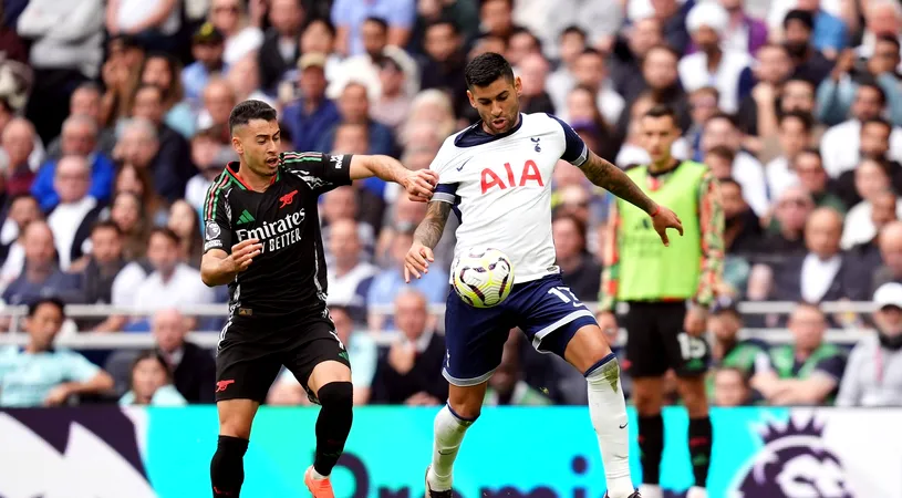 Presa din Anglia l-a făcut praf pe rivalul lui Radu Drăgușin, imediat după Tottenham – Arsenal 0-1