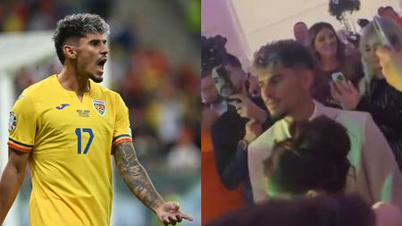 Florinel Coman a petrecut până în zorii zilei după ce a înscris în România - Andorra 4-0. Unde a fost surprins internaționalul român | FOTO