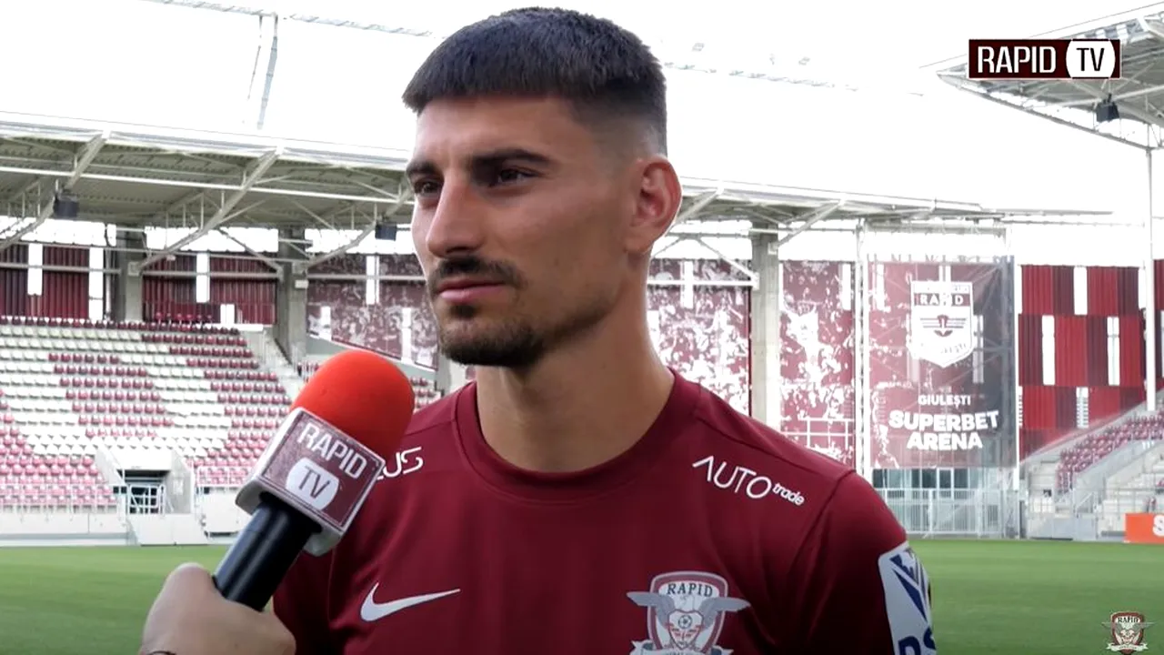 Mesajul lui Iulian Cristea pentru fanii Rapidului! Ce spune după ce a trădat-o pe FCSB: „Am primit-o cu zâmbetul pe buze”