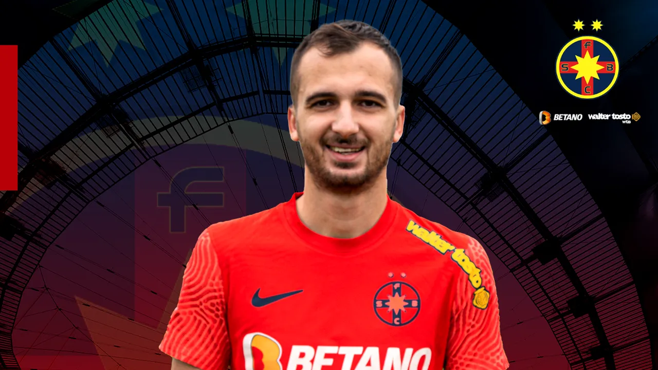 FCSB a oficializat transferul cu numărul 12! Boban Nikolov, jucătorul crescut de Gică Hagi, a semnat cu vicecampioana României