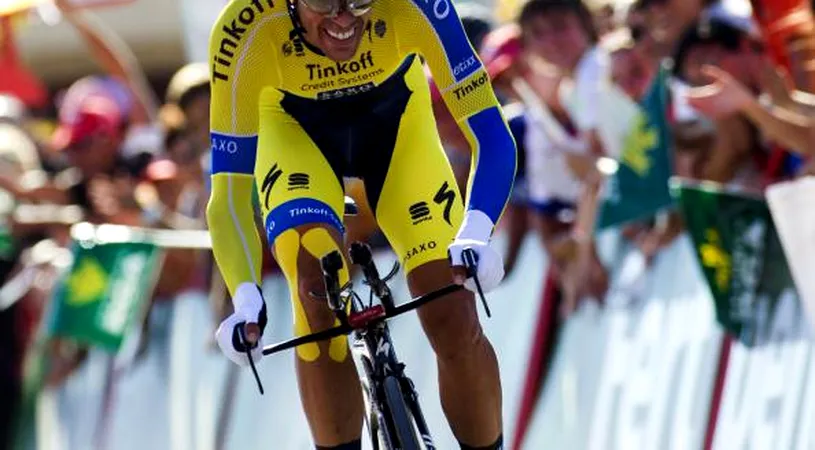 Carnagiu la contratimpul de 60 de kilometri din Giro! Contador, din nou în roz, după ce și-a spulberat rivalii. Aru a pierdut aproape trei minute. Țvetcov, locul 53, după ce a căzut, dar a terminat mai bine decât Richie Porte