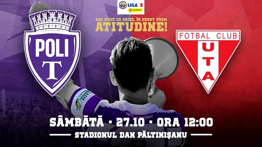 Se vând deja bilete pentru derby-ul Vestului!** ASU Politehnica nu vrea să se 