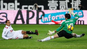 VIDEO** Sevilla învinsă după o fază de biliard!