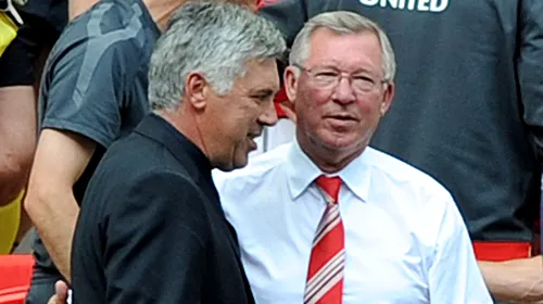 Ferguson l-a sunat pe Ancelotti să preia Manchester United, însă italianul a refuzat