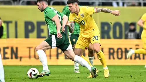 Dennis Man a marcat în amicalul România – Irlanda de Nord și a tras concluzia: „Mulți dintre noi nu știu ce este un EURO”