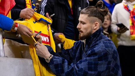 Reacția britanicilor când l-au văzut pe Radu Drăgușin antrenându-se cu colegii din naționala României