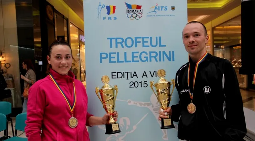 Isabelle Stan și Radu Dărăban au câștigat Trofeul Pellegrini la floretă seniori