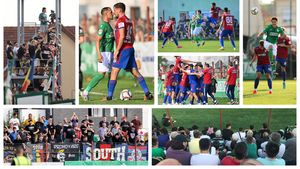 Spectatorii au stat și pe jos, iar primarul a huiduit arbitrul la final! Tot ce nu s-a văzut la televizor de la meciul CSC Dumbrăvița - Steaua 0-3