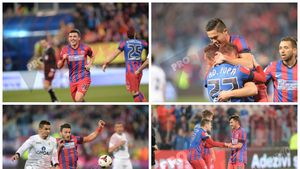 Steliștii au spart conducta. Steaua - Mediaș 3-0. Vâlceanu, debut cu gol
