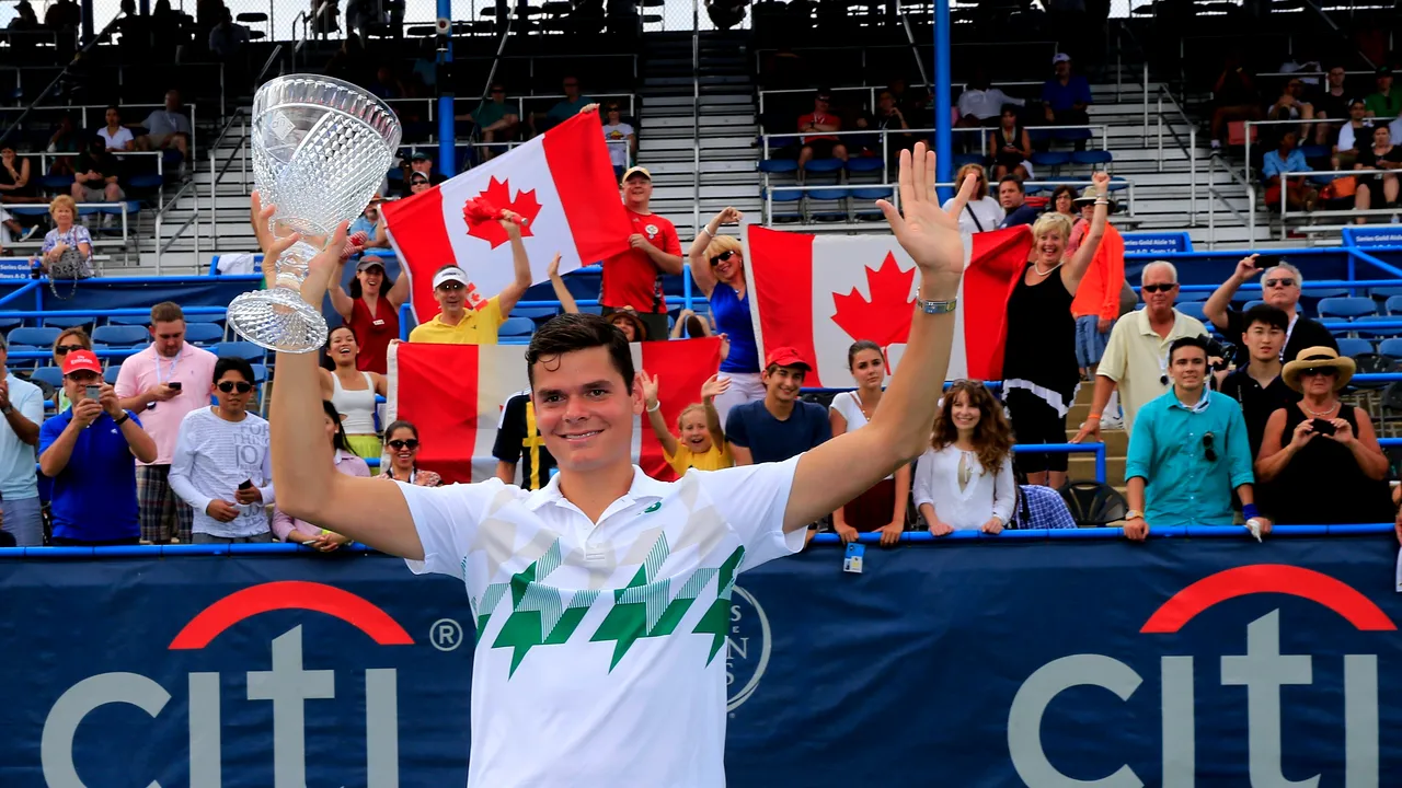 Raonic s-a impus la Washington în prima finală canadiană din istoria circuitului ATP