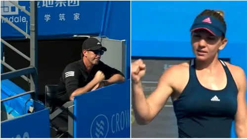 Simona Halep, salvată din nou de Darren Cahill! Discursul motivațional care a schimbat soarta meciului cu Jelena Jankovic: 