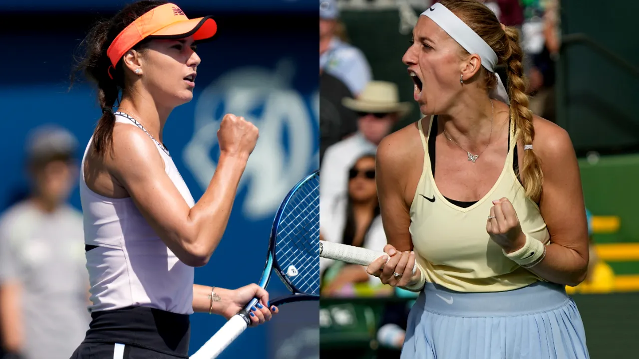 Cine transmite la TV duelul Sorana Cîrstea - Petra Kvitova din semifinalele Miami Open! Ora de start a partidei