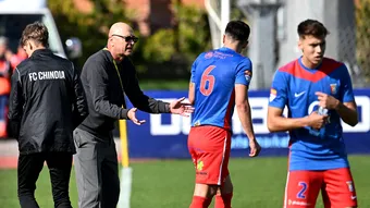 Chindia revine pe Arena Națională după patru ani și două luni, pentru meciul din Cupă cu Dinamo. Leo Grozavu: ”Am fost luat un pic pe sus când am vorbit de lot. Trebuia să fie mai echilibrat pentru a aborda două competiții”