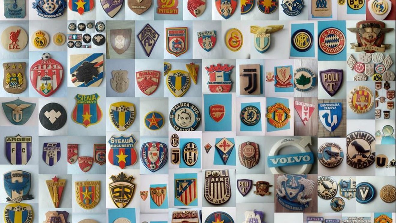 Un strop de culoare într-un fotbal cenușiu. Povestea sculptorului care se dedică echipelor românești
