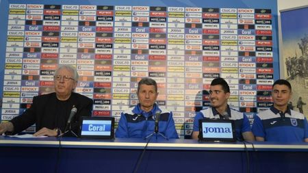 Mulțescu îi răspunde dur lui Contra: "Lui nu i s-a uscat deocamdată cerneala pe carnetul de antrenor!" Ce probleme are CS U Craiova înaintea meciului cu Voluntari și  suspendarea  primită de Mateiu după "roșul" încasat cu Dinamo