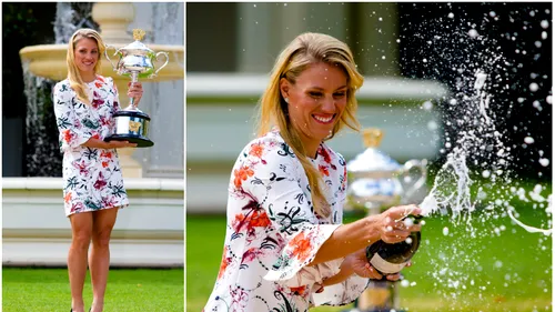 Angelique Kerber, sesiune foto după victoria de la Australian Open! Cum a pozat jucătoarea din Germania | GALERIE