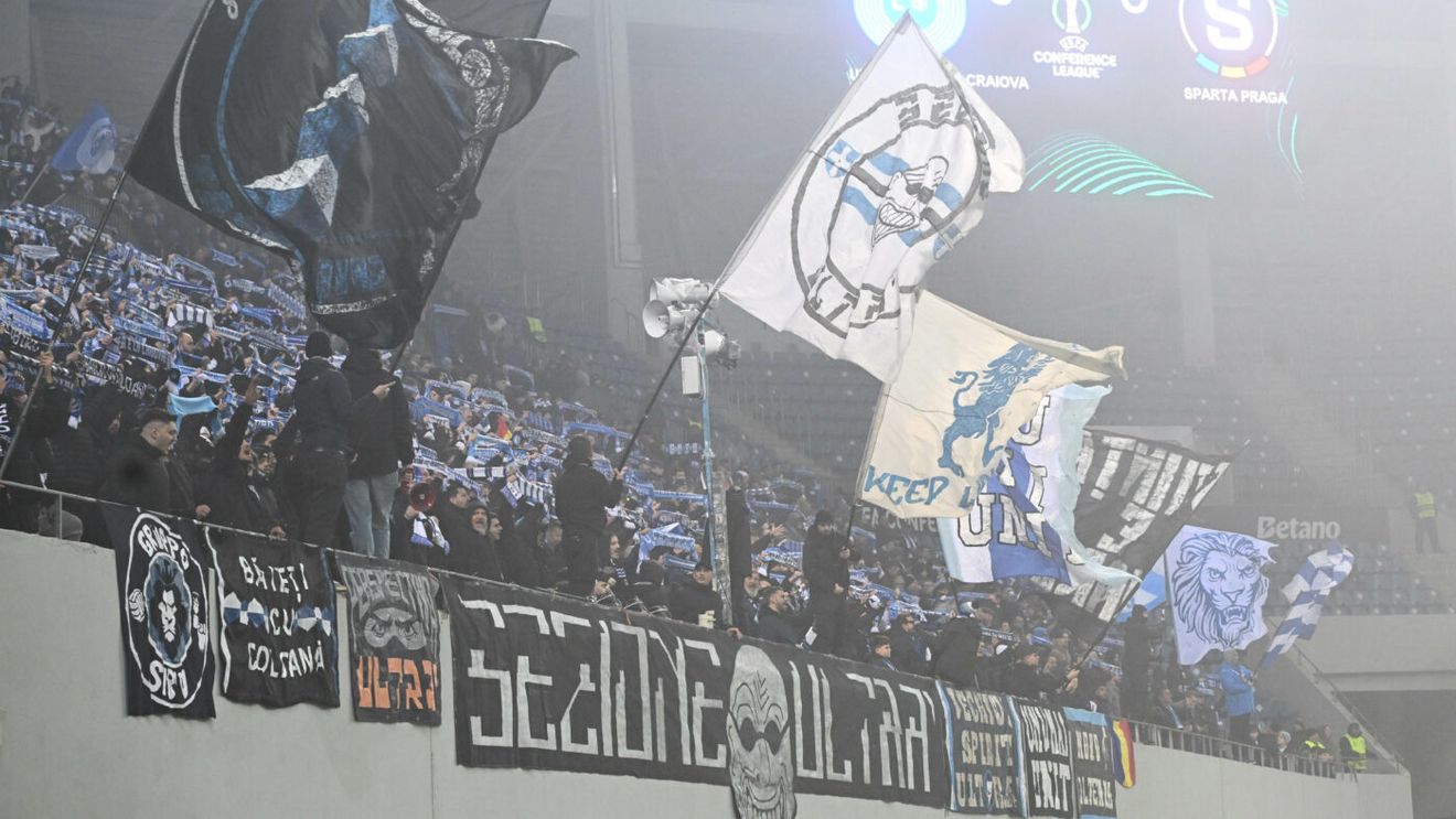 Ce n-ai văzut la TV la Craiova - Sparta Praga. Ce au făcut jurnaliștii cehi după golul care i-a înnebunit pe olteni și decizia luată imediat după fluierul final. SPECIAL