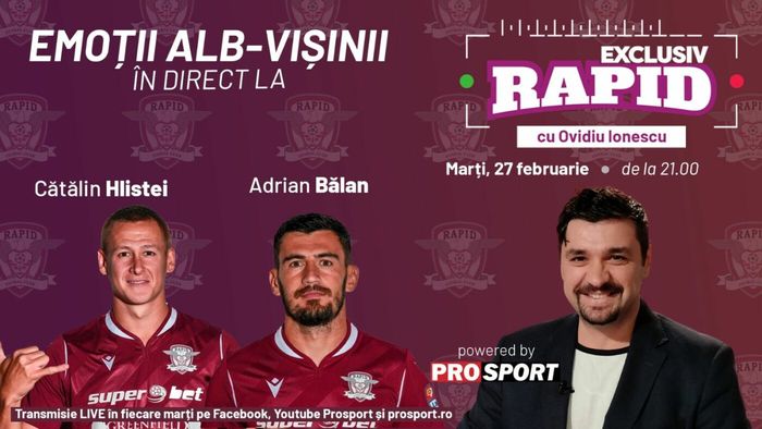 Au readus Rapidul în liga 1 și vin astăzi la "EXCLUSIV RAPID"!