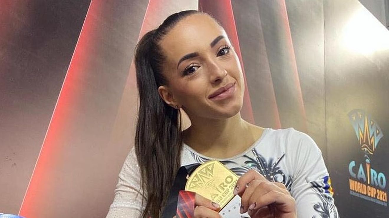 Larisa Iordache, performanță impresionantă! Gimnasta a obținut aurul la Cupa Mondială de la Cairo