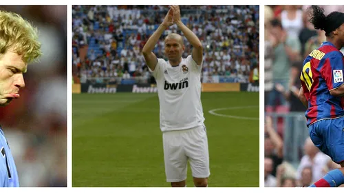 5 lucruri pe care nu le știai despre Kahn, Hamman, Ronaldinho, Zidane și Giggs
