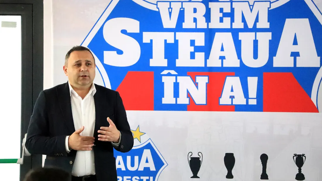Președintele Stelei, Ștefan Bichir, declarații noi despre schimbarea formei de organizare a echipei de fotbal, pentru a putea promova în prima ligă