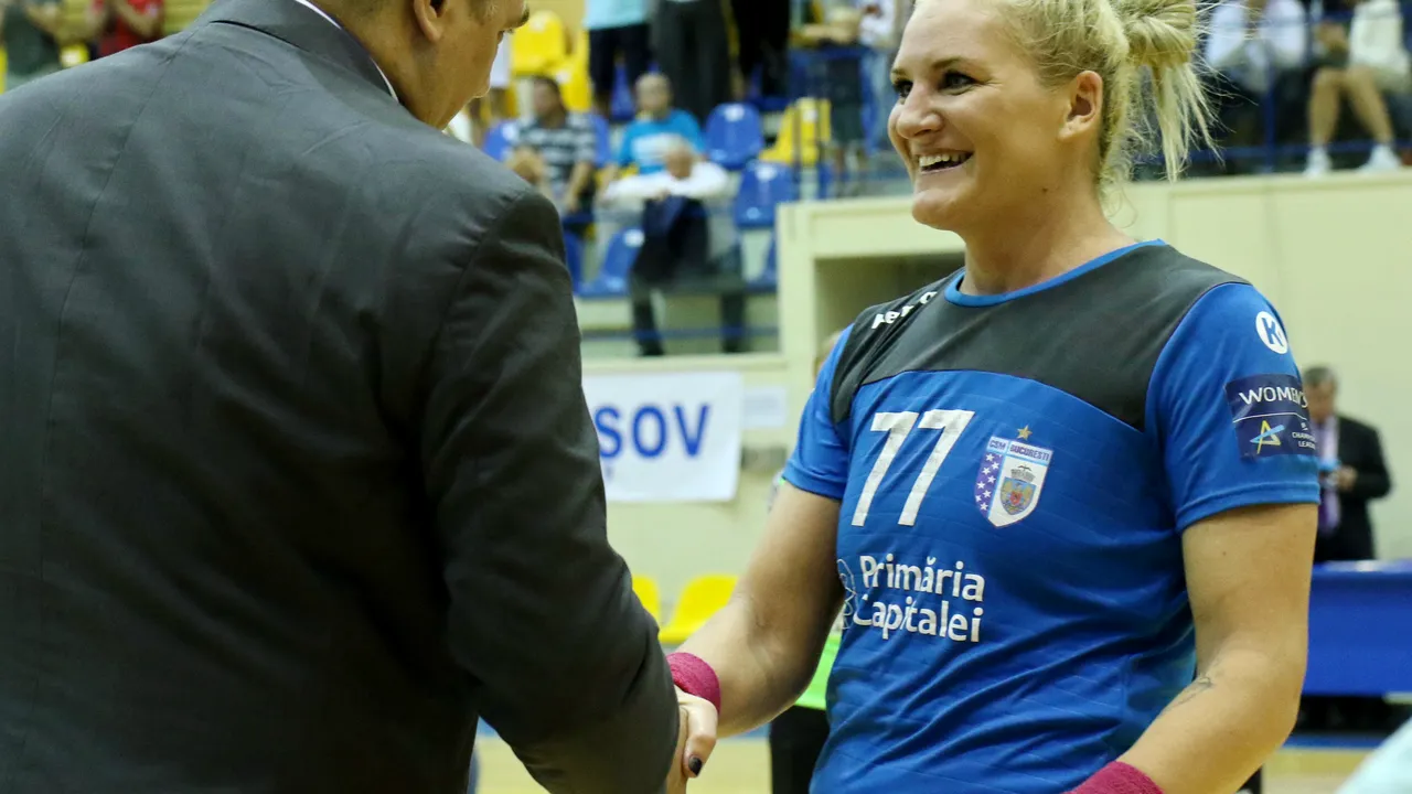 INTERVIU | Crina Pintea, MVP-ul primului derby CSM București - SCM Rm. Vâlcea: 