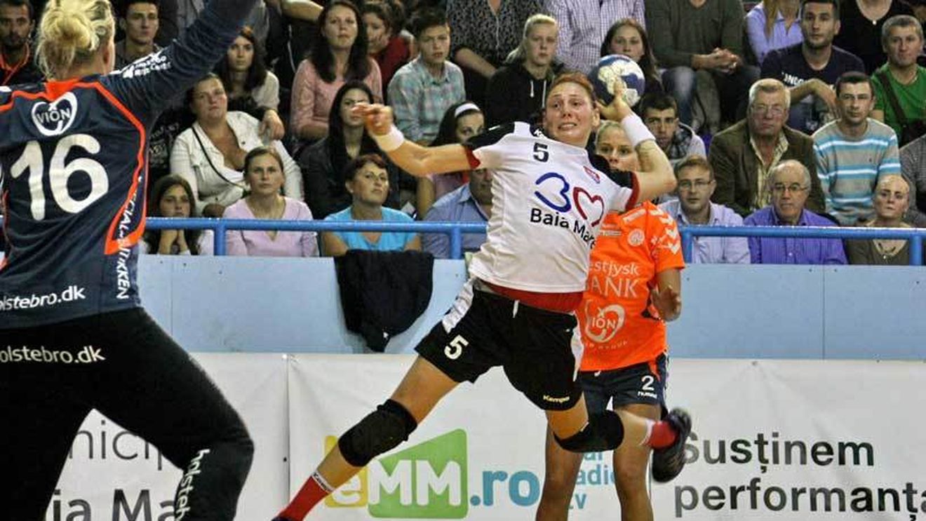 HCM Baia Mare, înfrângere la debutul în grupele Ligii Campionilor 