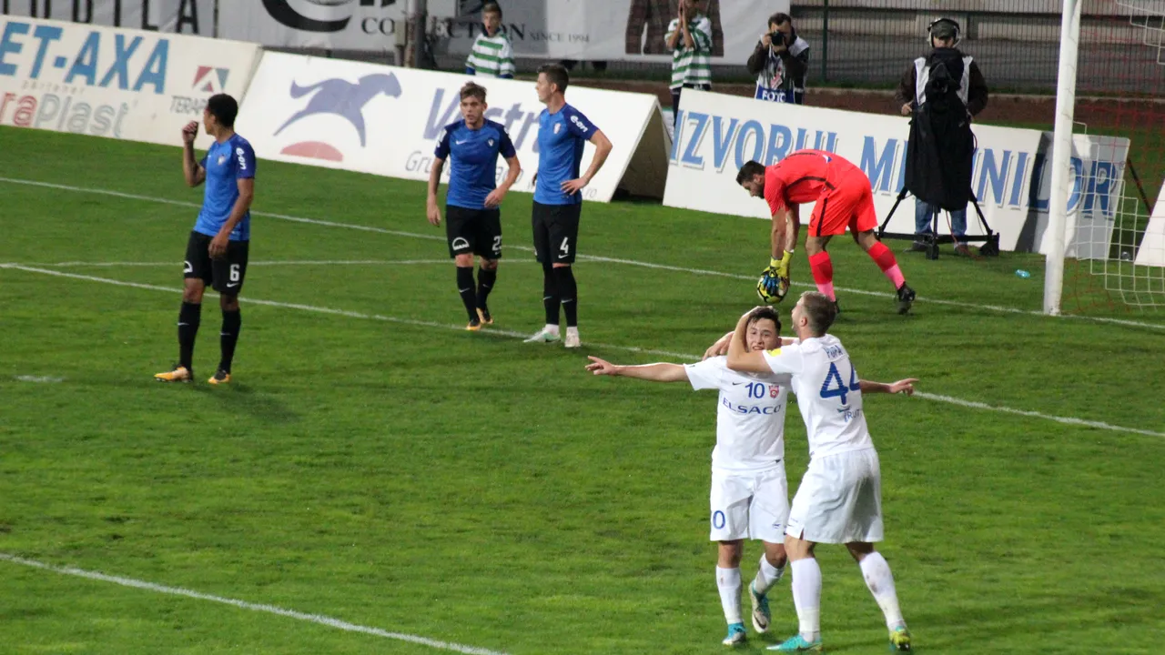 
Olimpiu Moruțan după primul gol în Liga1: 