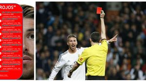 Sergio "Rojas". Fundașul lui Real Madrid a ajuns la 19 eliminări în carieră, trei dintre ele fiind în meciurile cu Barcelona