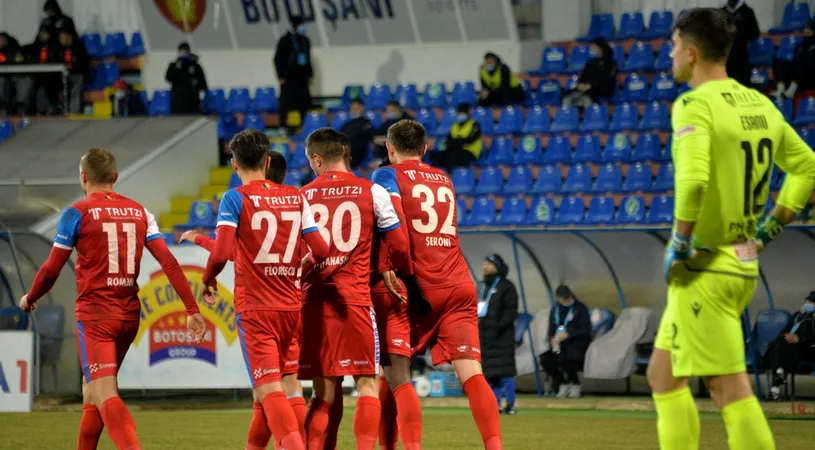 Denis Haruț a uitat deja de FCSB și are planuri mari la Botoșani: „Să legăm mai multe victorii!” Ce a spus Keyta, după dubla cu Dinamo