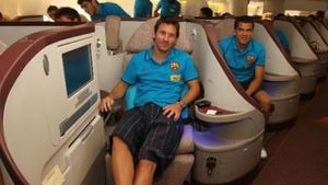 OZN pentru extratereștri** SUPERFOTO Vezi cu ce "mașinărie a diavolului" a zburat Messi în Asia